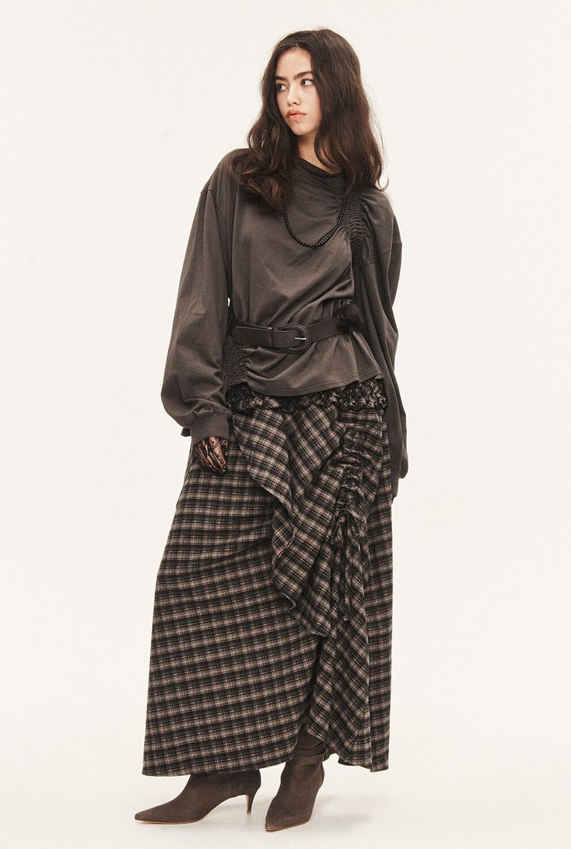 Roll smocking tee