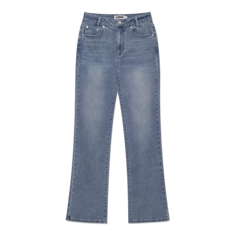 CHERRY SLIM-FIT DENIM PANTS [BLUE]