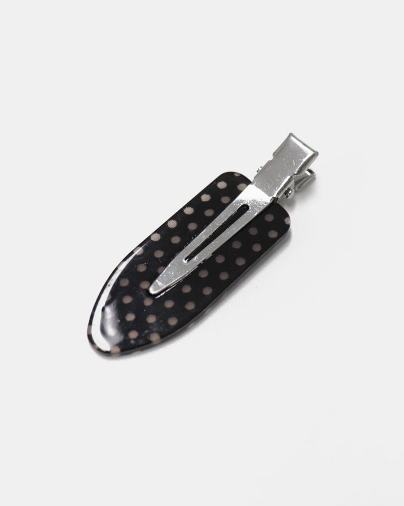 Meroon Dot Hair claw pin