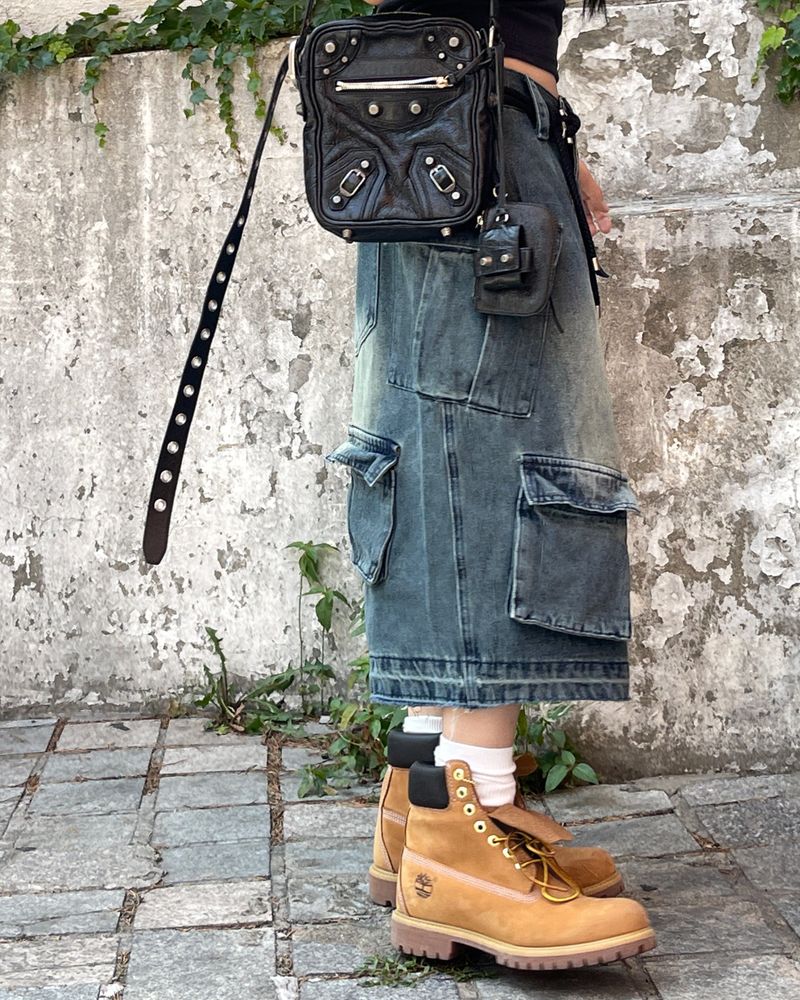 Origin Vintage Cargo Denim Bermuda Pants