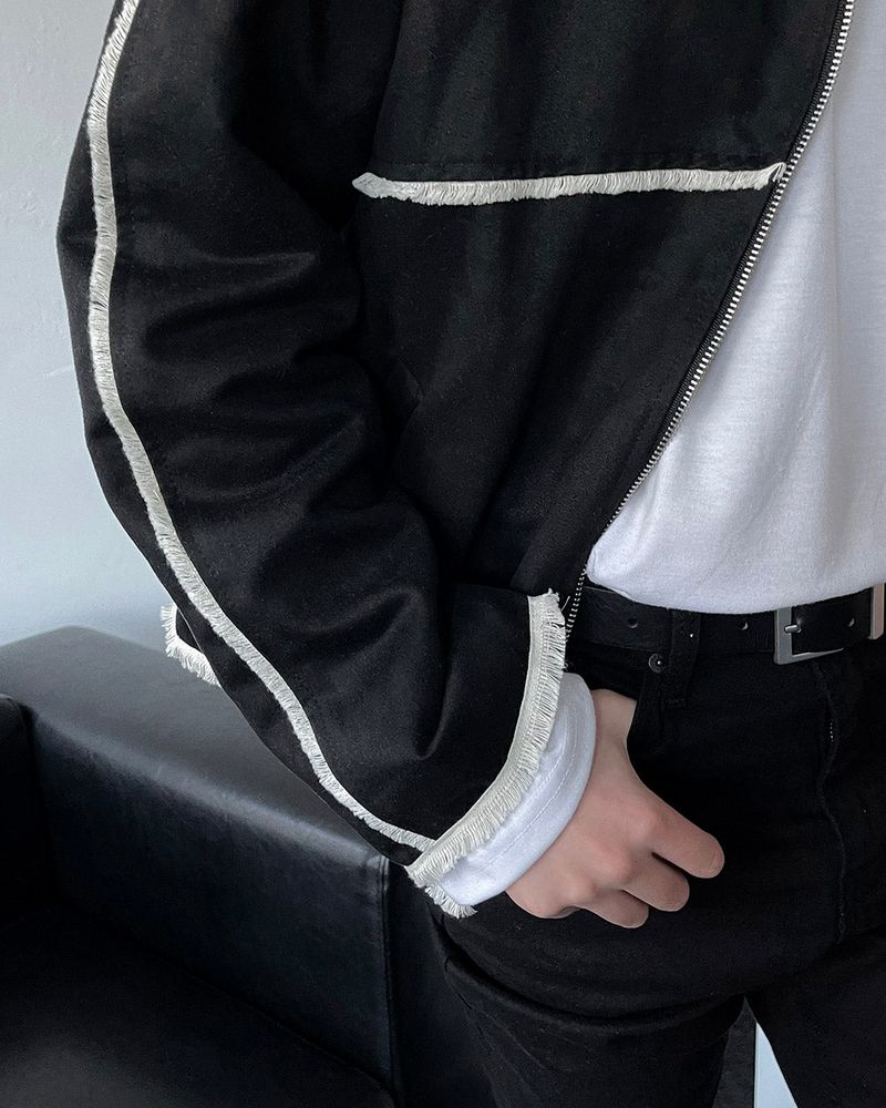 ENOC suede taping jumper (3 colors)