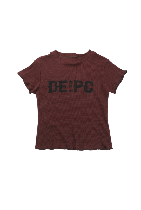 WAFFLE T-SHIRT - WINE
