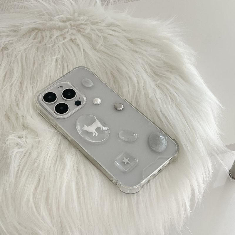 [made]silvering cat resin case 