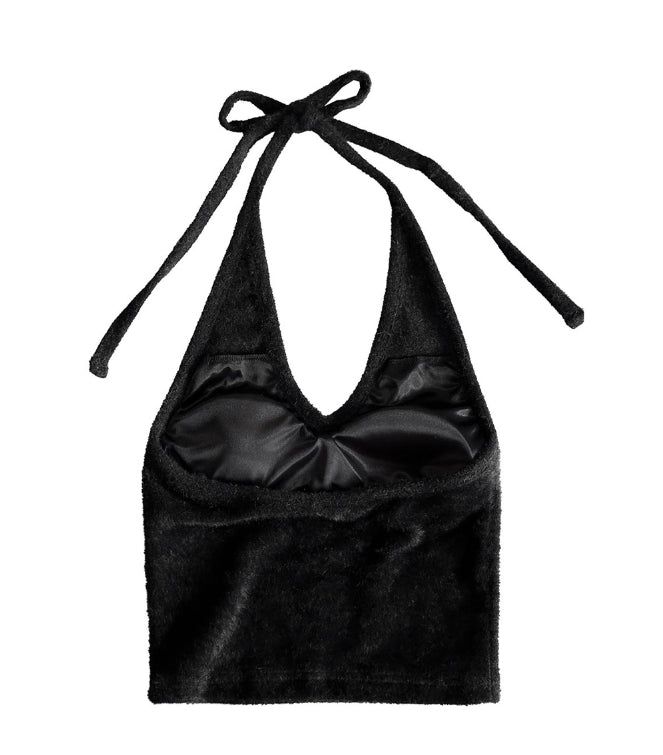 Marsh Fur Halter Neck Sleeveless