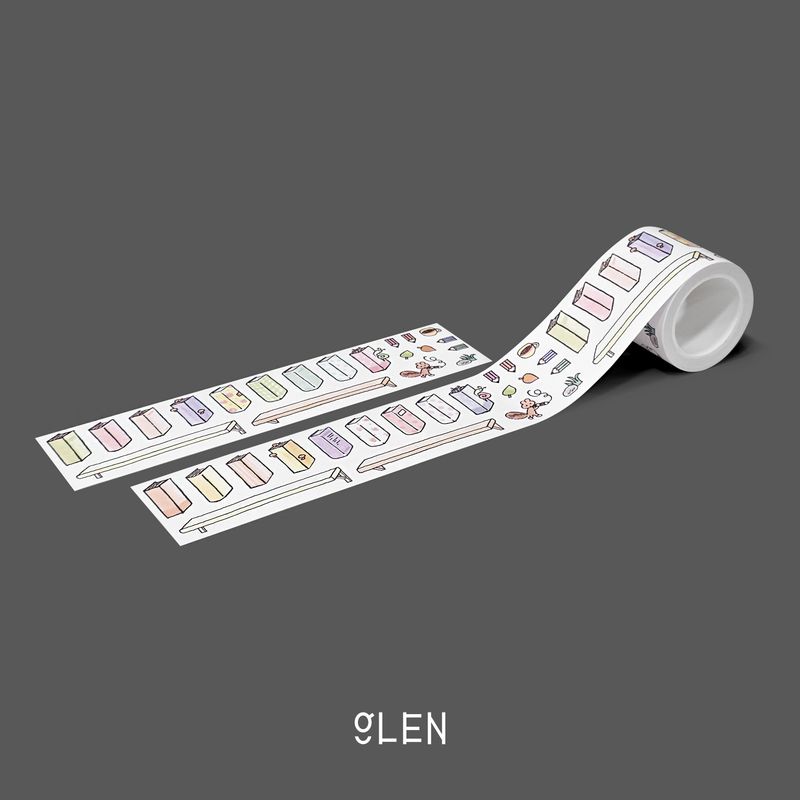 GLENの「ライタブル ペーパー ブック キスカット テープ（雑貨/ステーショナリー）」