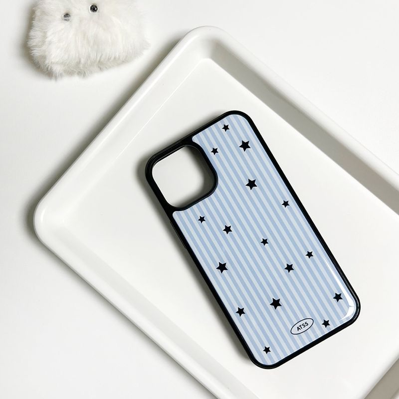 Striped star epoxy bumper case