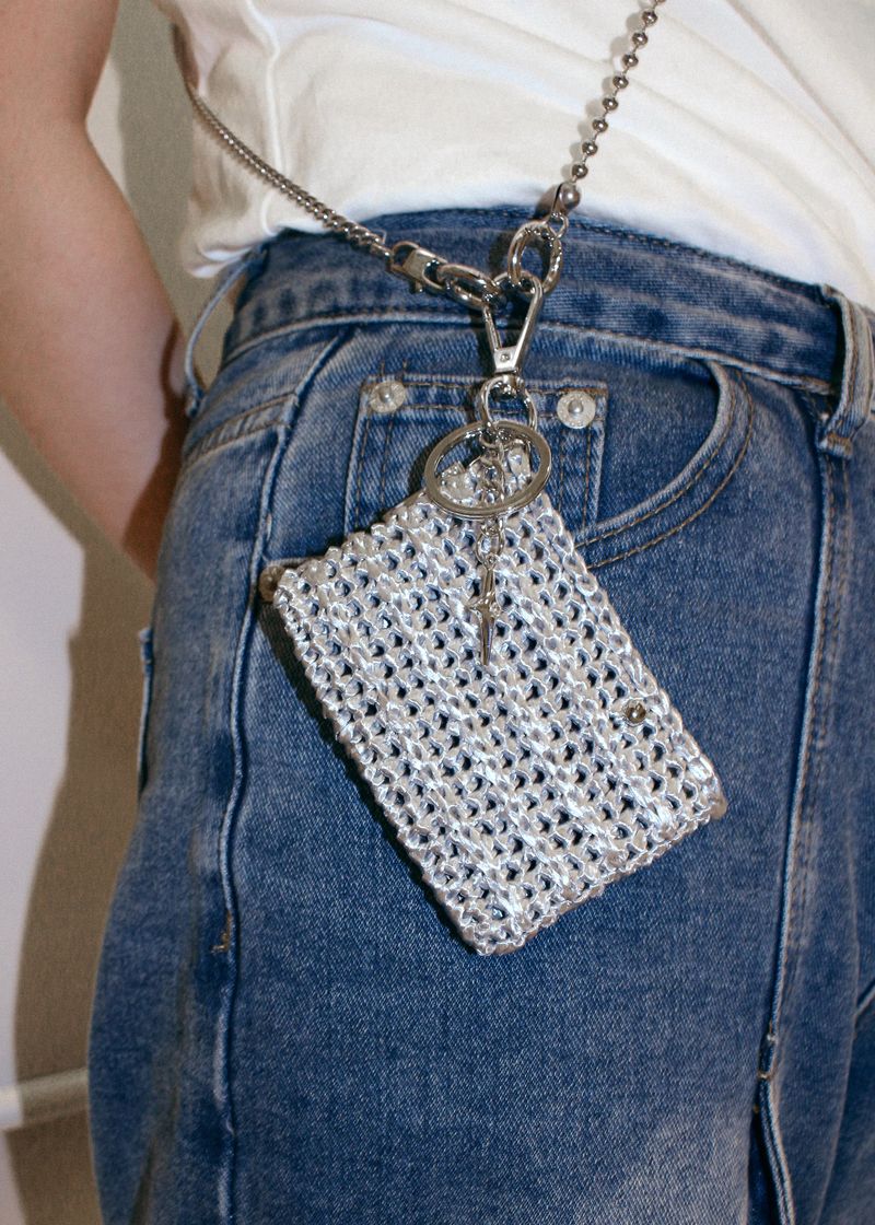 button card wallet (silver)