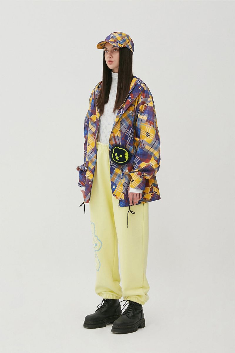 Multi Check Wind Jacket_Blue Check(Copy)