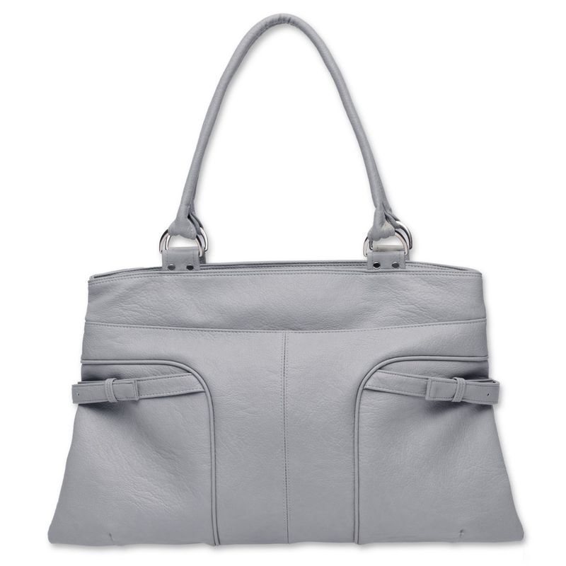INNER ZEBRA BUCKLE BIG BAG [COOL GRAY]