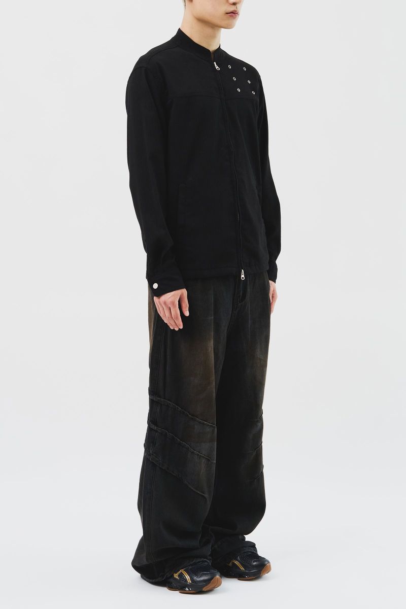 Non Collar Linen Jacket (2color)