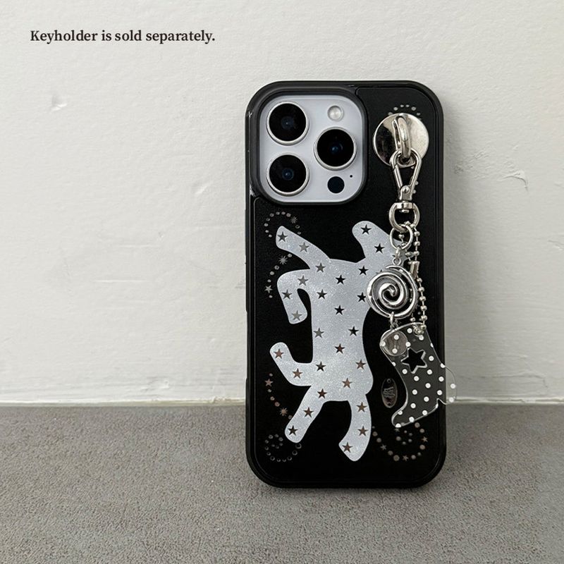 [MADE] starry pony case (black)