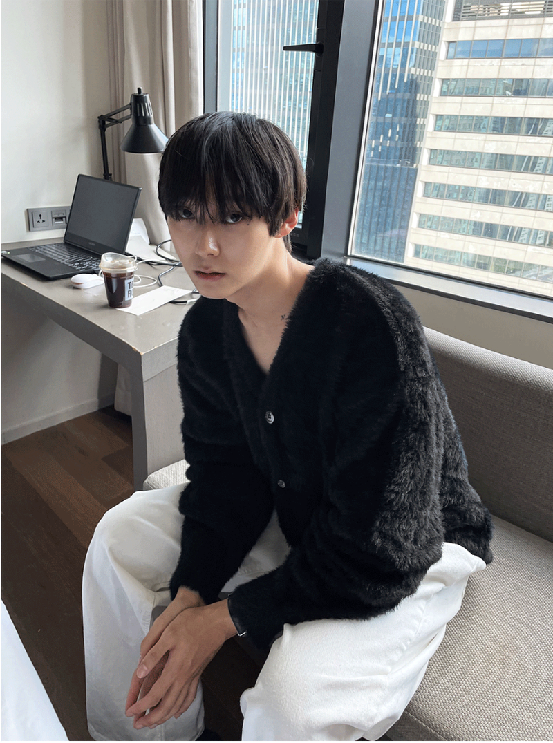 london mohair cardigan
