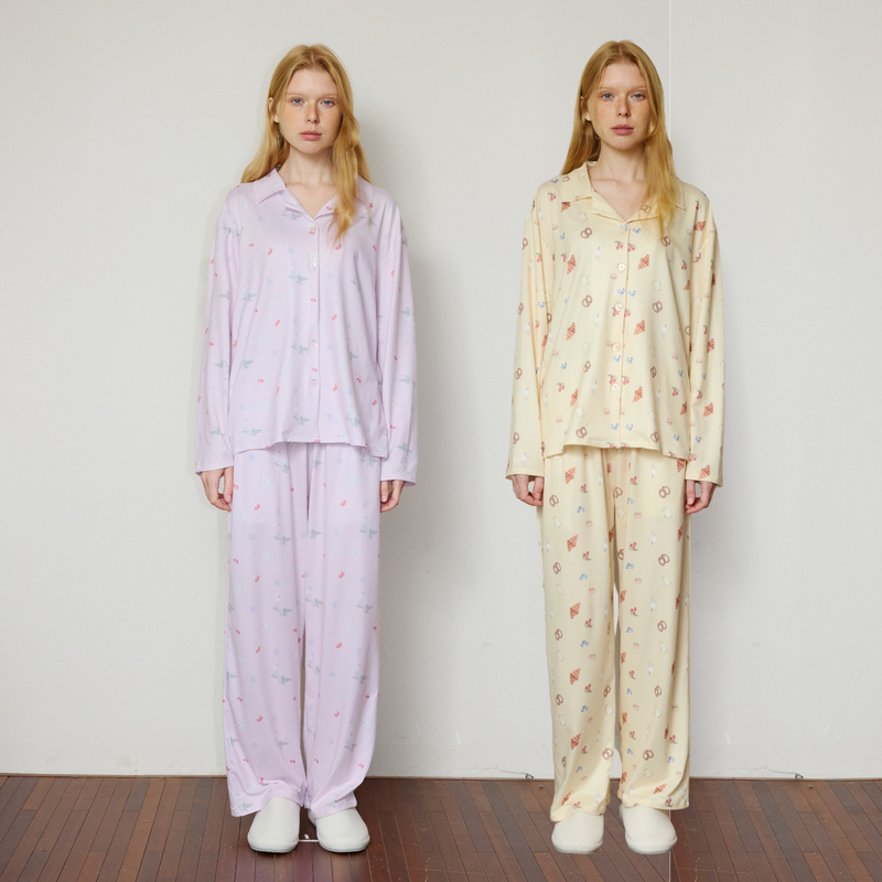 muabomb_home(ムアボム)の「2025ss spring and summer printed pajamas set(Tops)」