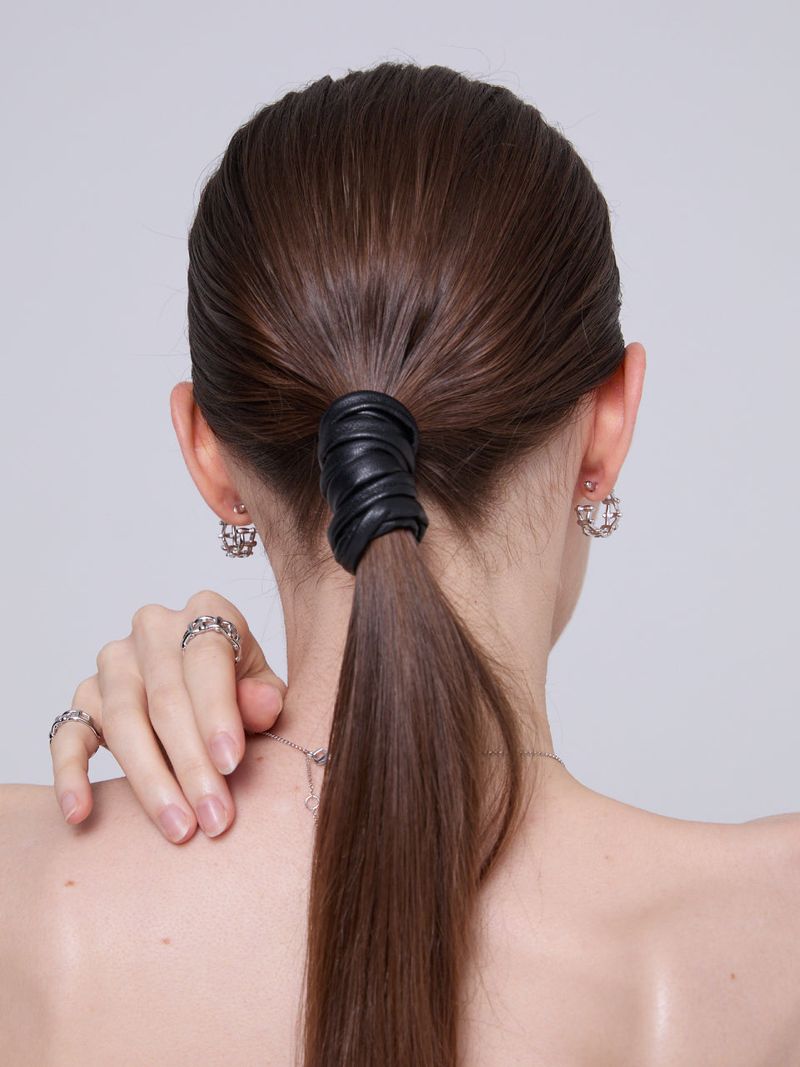 BONAFIDE JEWELRY(ボナファイドジュエリー)の「マルチハッシュタグラージフープピアス (Silver)(アクセサリー)」