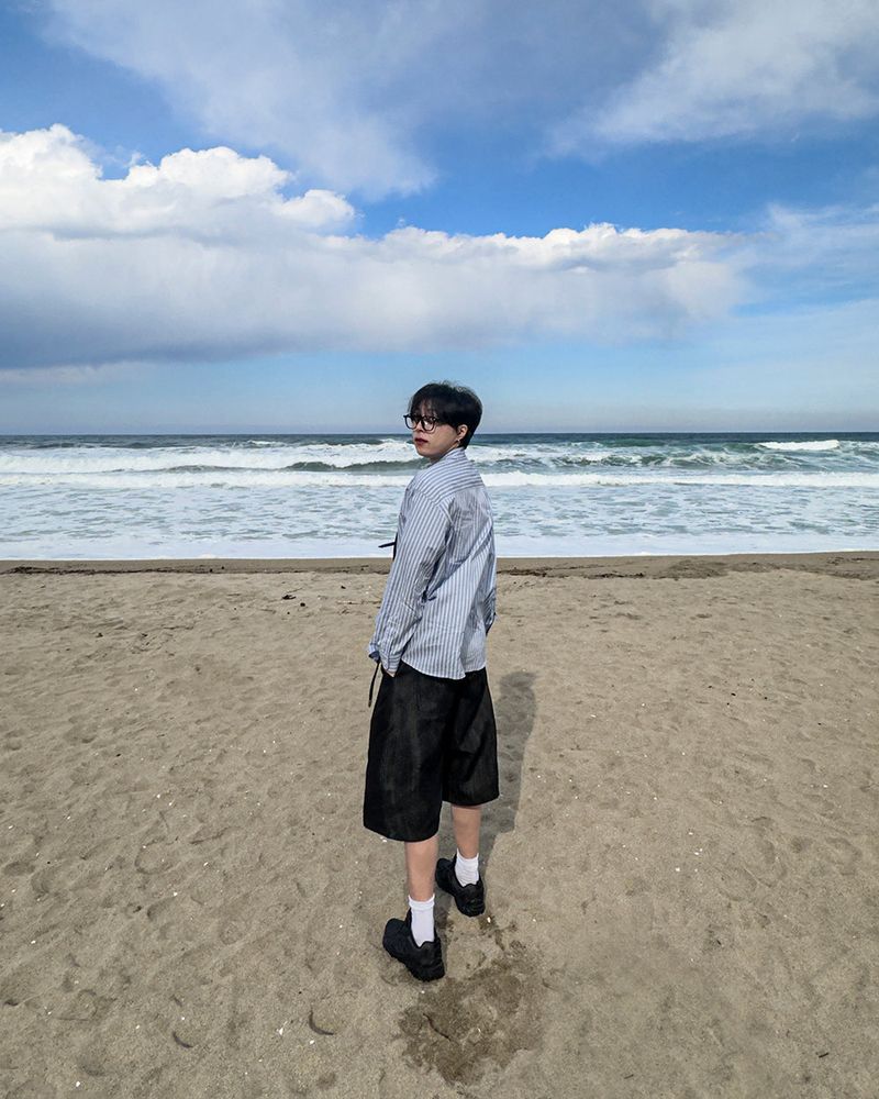 Rush Bermuda Raw Denim Pants