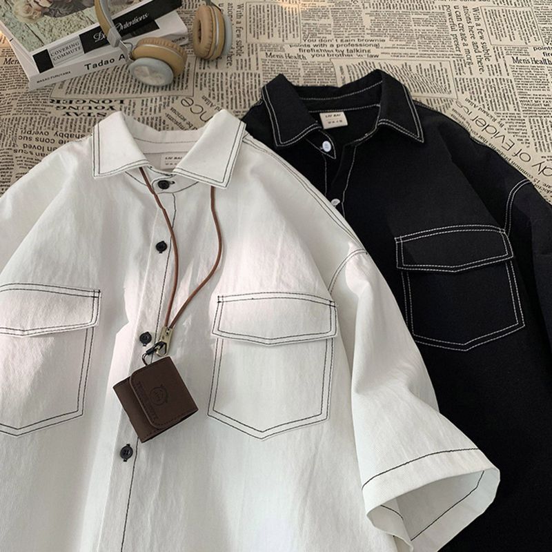 COZINESS（コジネス）の「Ford Stitch Pocket Short-Sleeved Shirt (734511004216/2 colors)（Tops）」