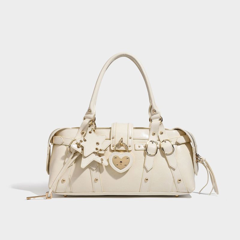 High Quality Star Charm Moto Boston Bag