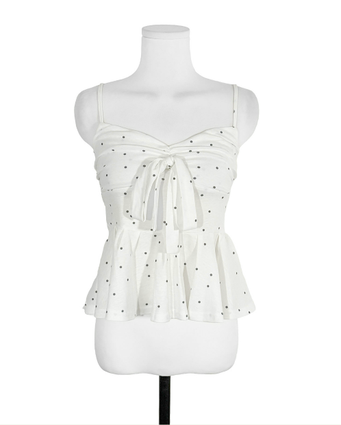 oreo ple big ribbon top + crop cd set