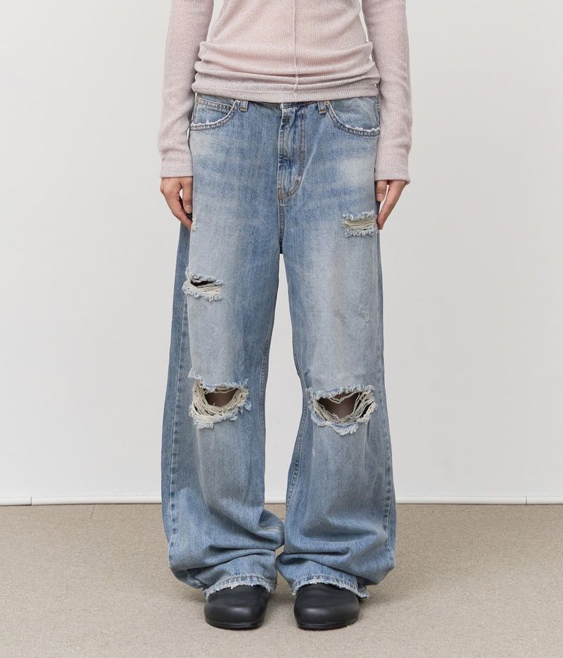 HIFIFNK(ハイファイファンク)の「Flow Wide Vintage Denim(Pants)」