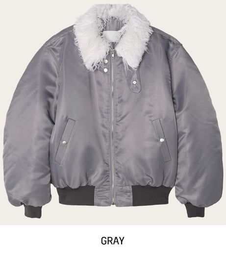 Hairy collar balloon flight Jumper