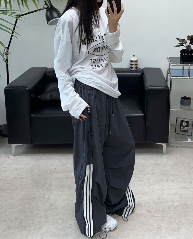 Kens Side Zipper Track Pants