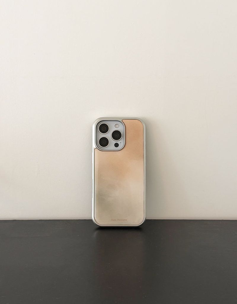 [MADE] Oat シルバーエポキシ iPhoneケース