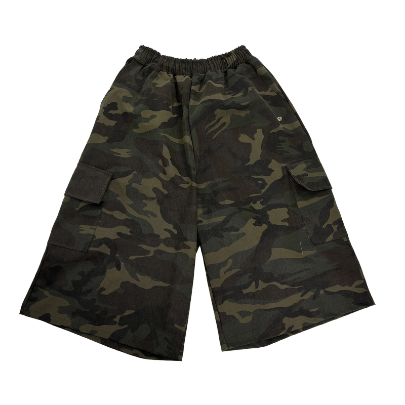 camo cotton skirt pants
