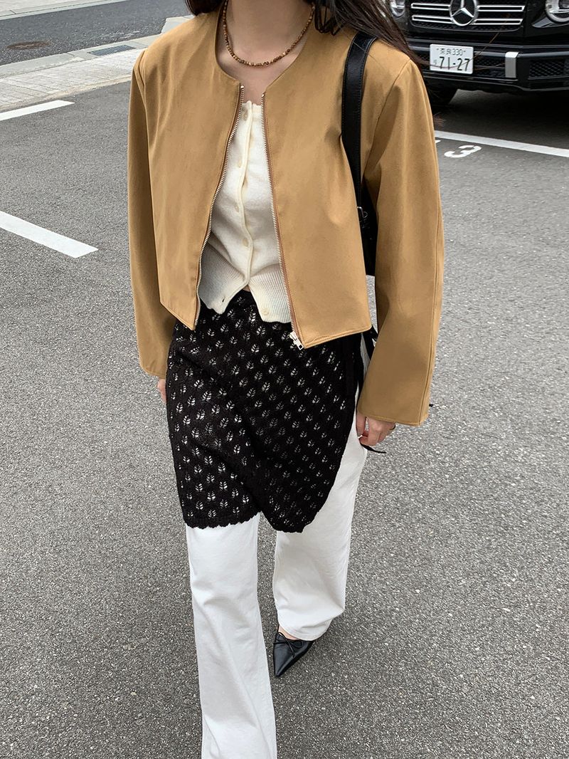 [MADE] Harmo layered knit skirt