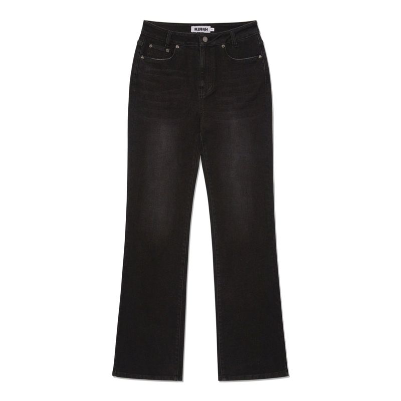 CHERRY SLIM-FIT DENIM PANTS [CHARCOAL]