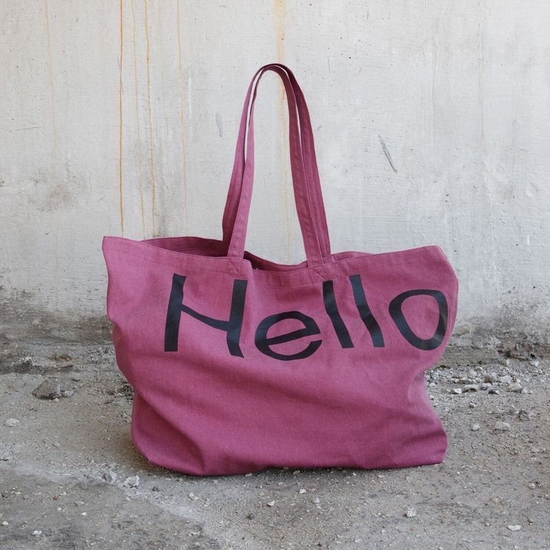 Big tote bag - Grape