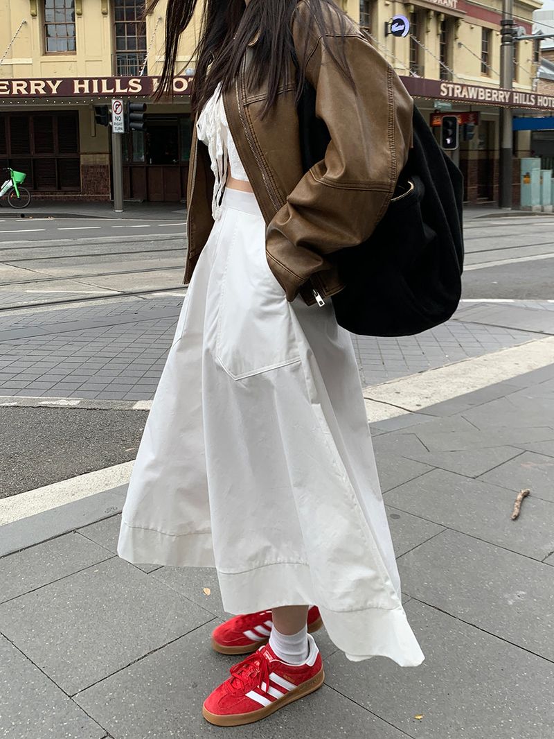 [MADE] POUTO COTTON LONG SKIRT