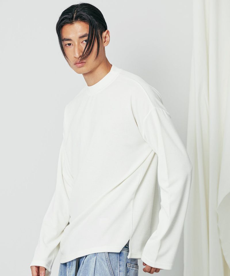 [2pack] half neck essential long sleeve
