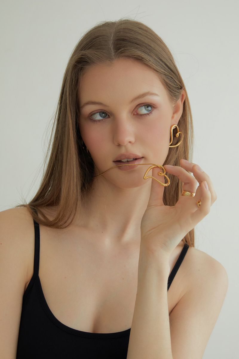 LOLLA(ローラ)の「My heart earring(Accessories)」
