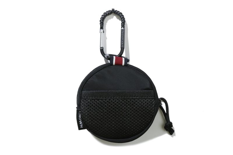 RECENT LOGO COIN BAG_BLACK