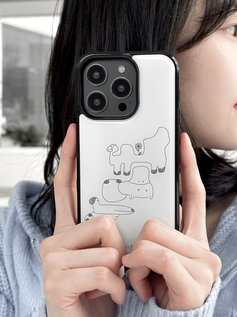 [made] animal puzzle (epoxy bumper case)