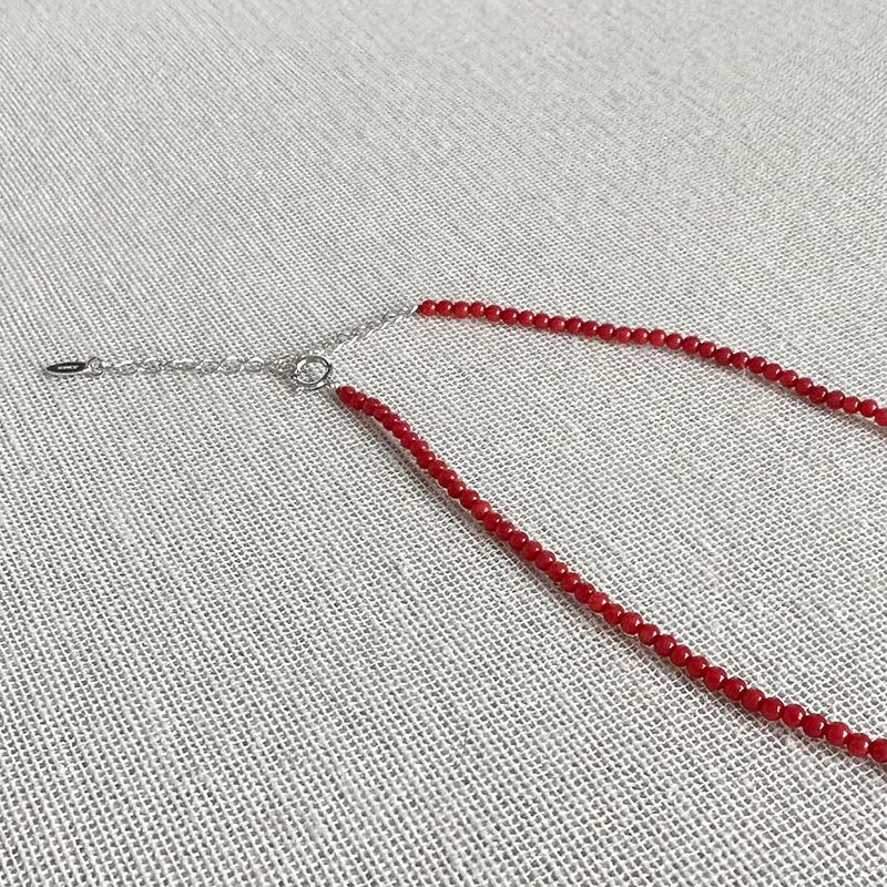 red coral necklace