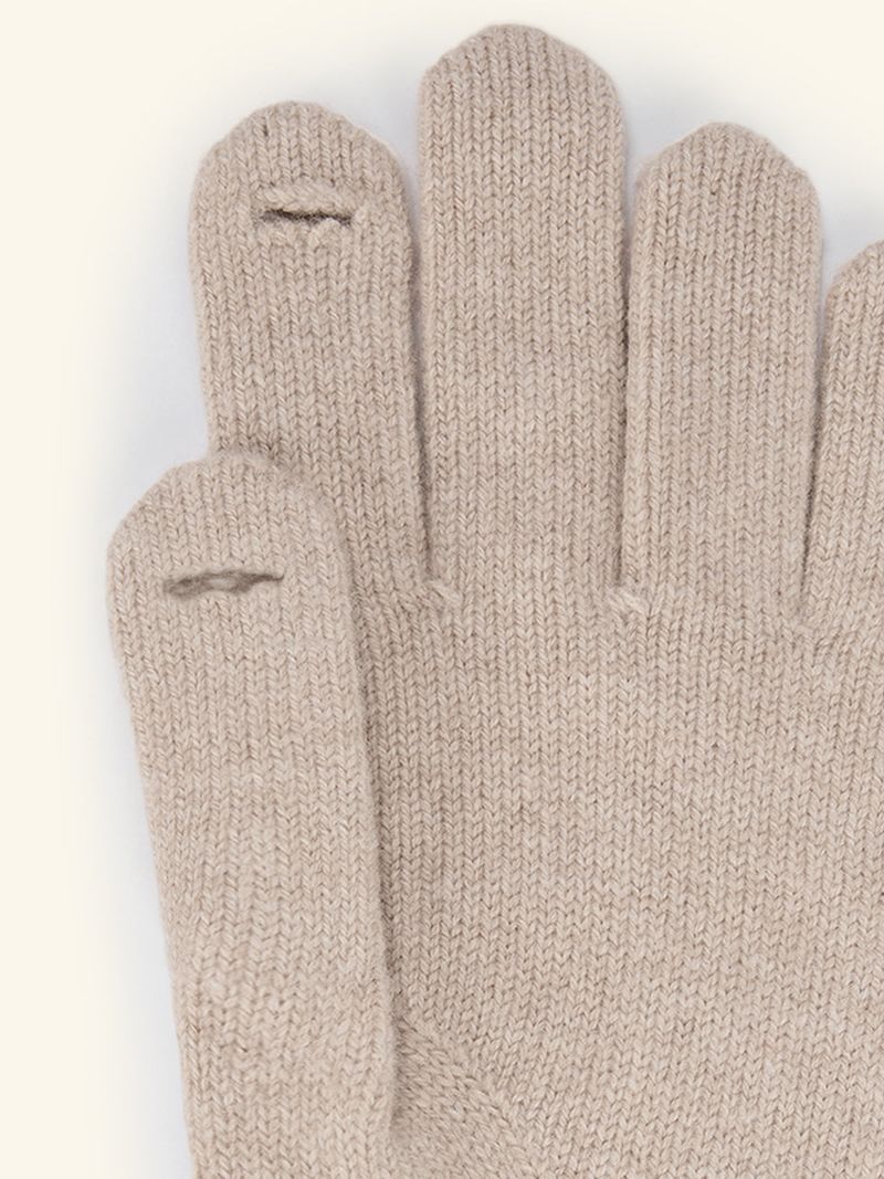 Two-tone Melange Gloves