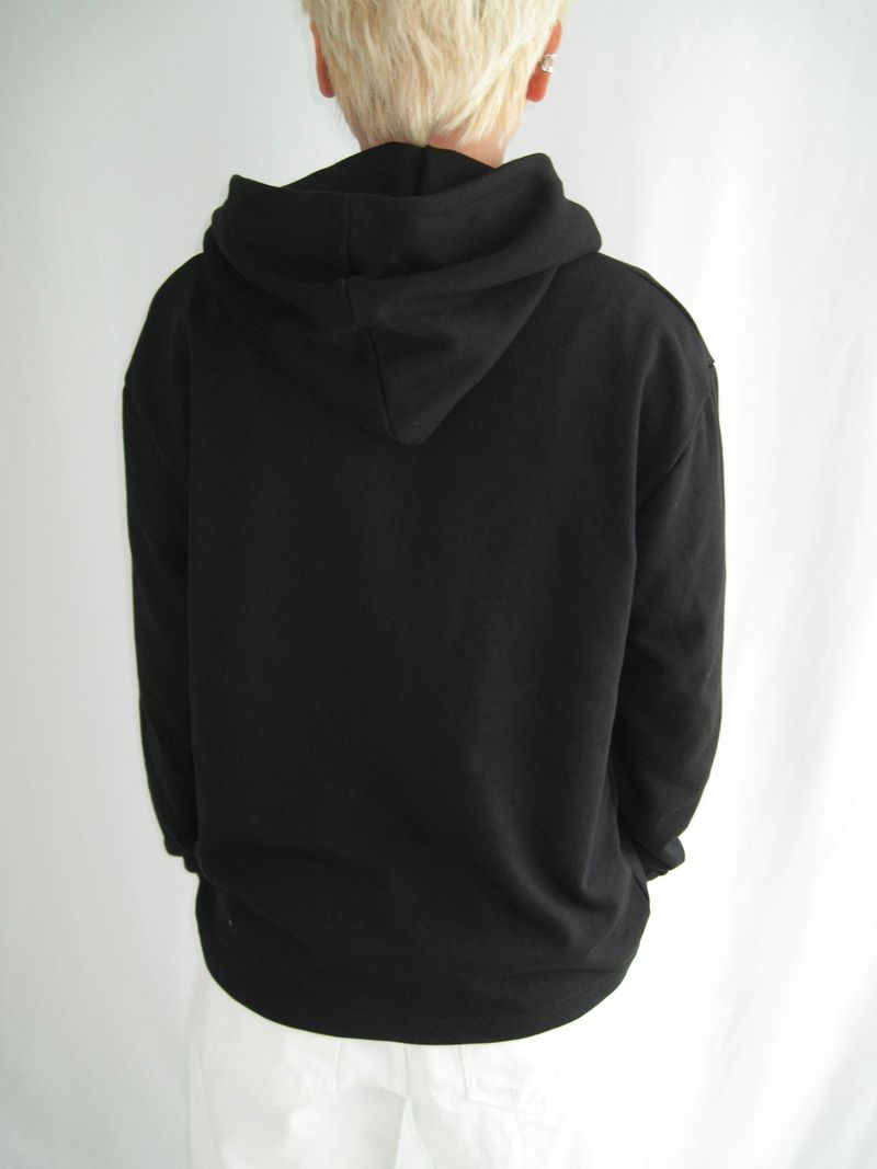 Hand Warmer Henley Neck Hoodie (4c)