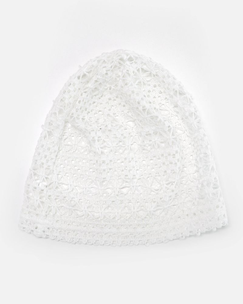 Malty stripe punching net see-through bini