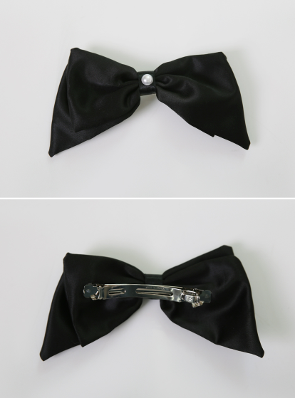 Classic Pearl Ribbon Hairpin