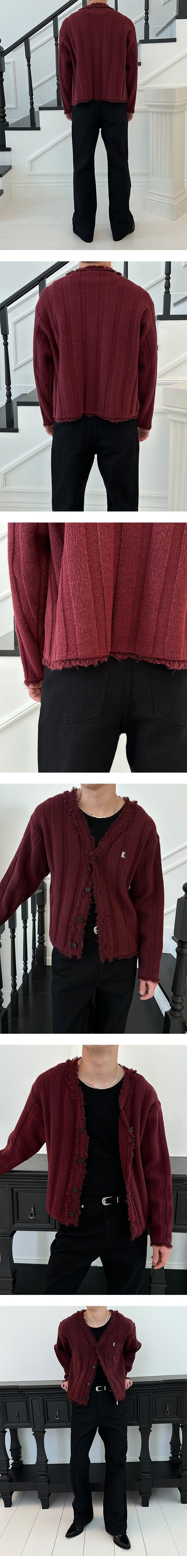 [MADE] Tessel cutting golgi cardigan(2color)