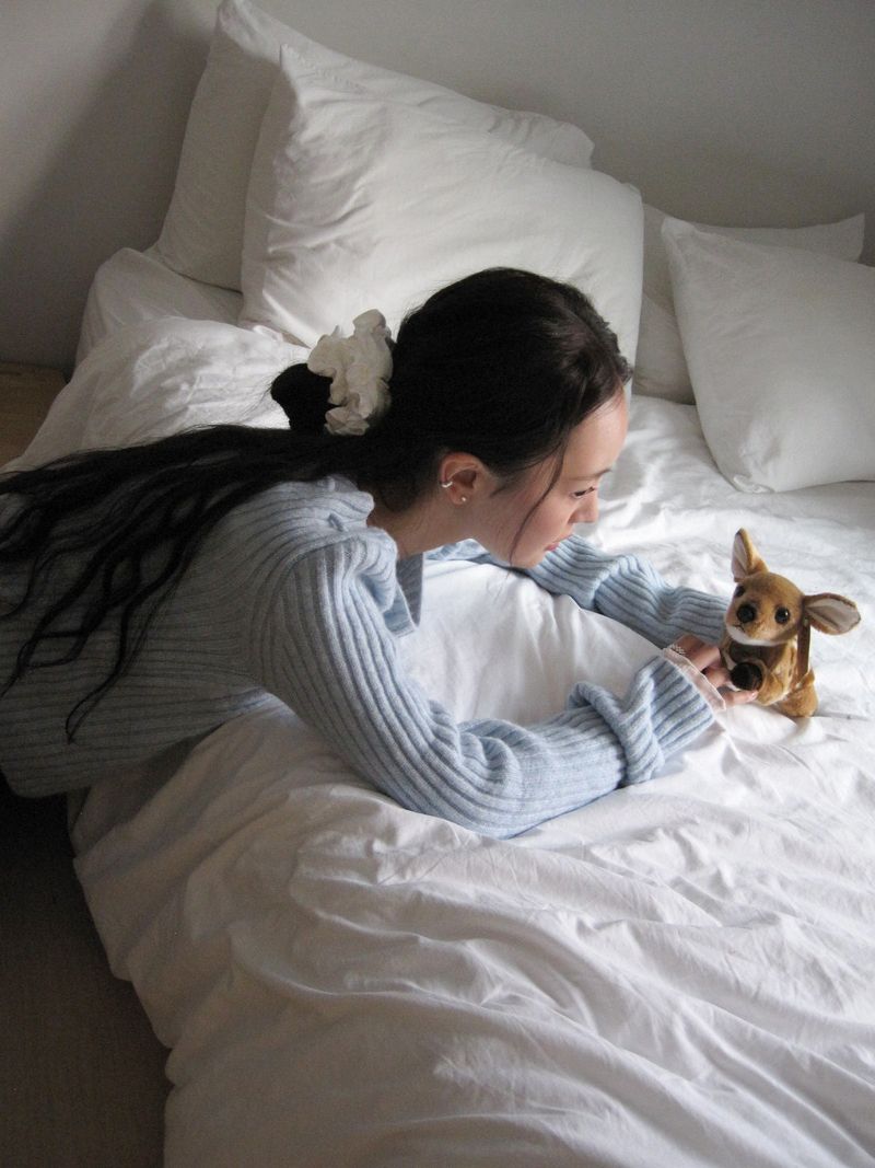 After Frill Scrunchie (White)