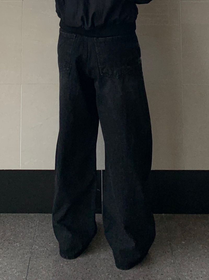 Double Gato Wide Denim Pants