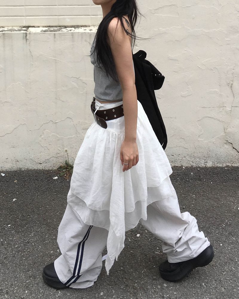kyoive(コイブ)の「Belt flare skirt(Skirts)」