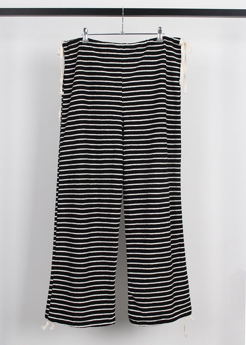 TERRY STRIPE PANTS