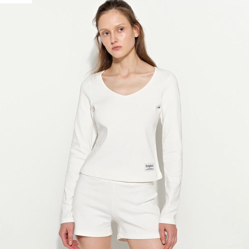 Essential V-Neck White