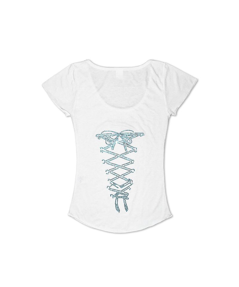 exy corset glitter tee (4colors)