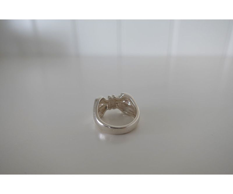 Ribbon ring (silver925)