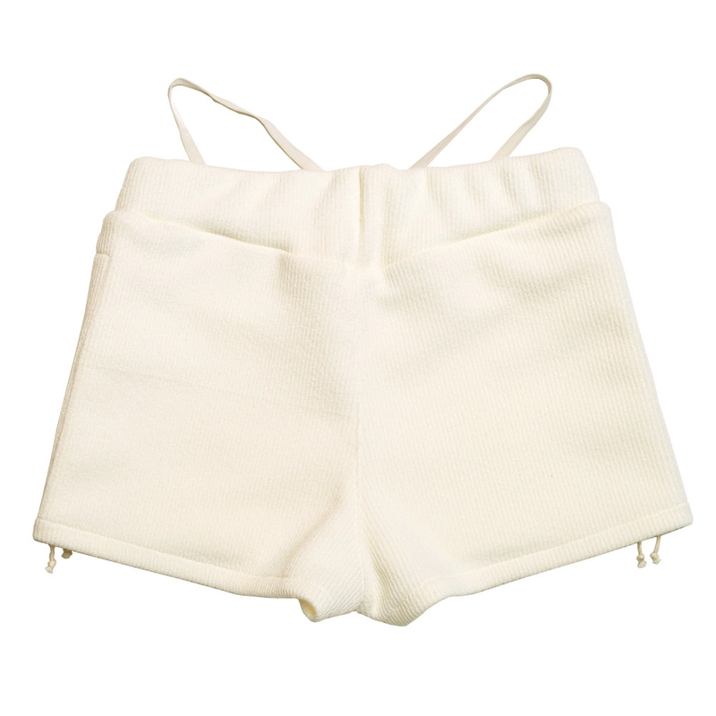 SWAN LAKE SHRRING STRING MICROSHORTS CREAM