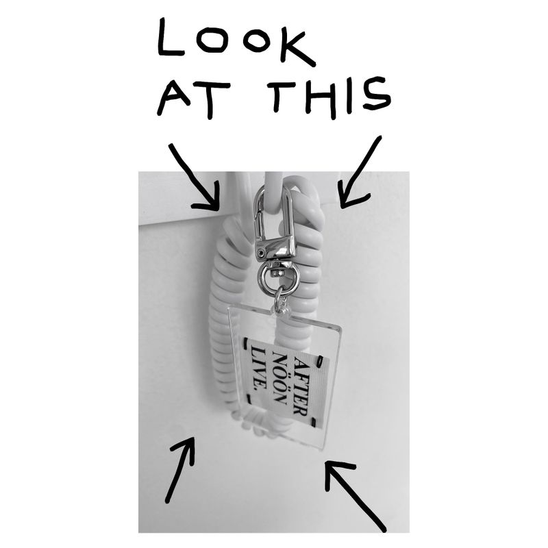 AFTERNOONLIVE Logo Keyring